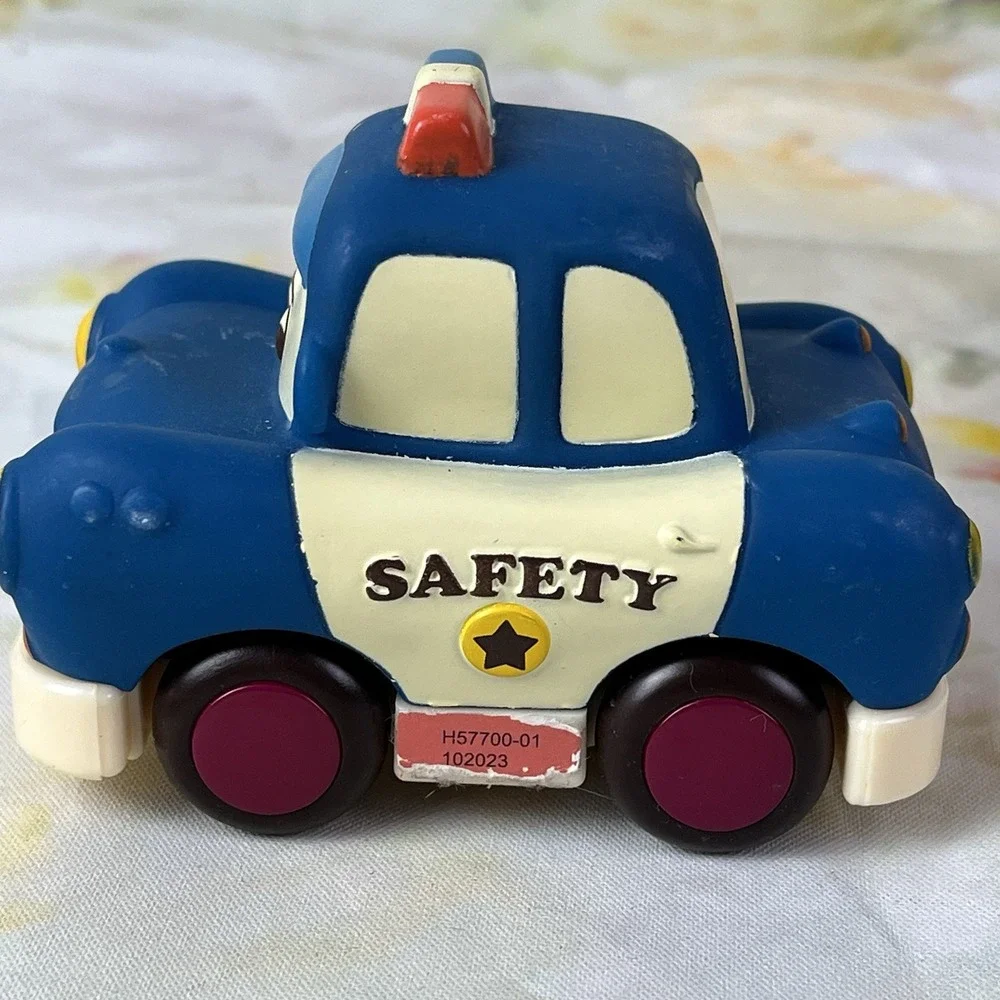 Mini Wheels Pull-Back Vehicles Bus Police Car Safety Just Be You Lot My B Toys